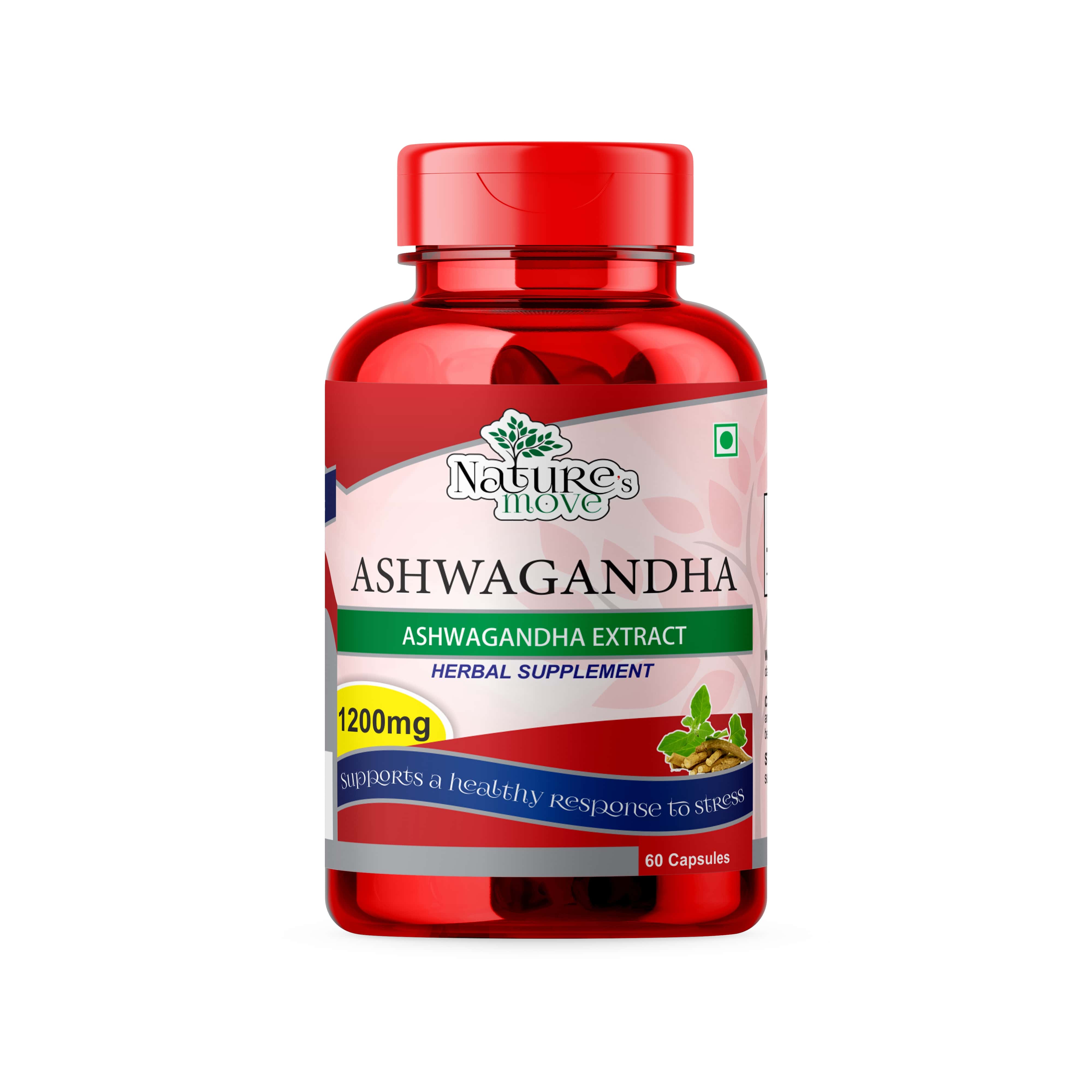 Nature's Move Ashwagandha (KSM-99) 1200mg 